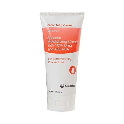 Coloplast Atrac-Tain Moisturizing Cream 5 oz | Urea & AHA Relief for Dry Skin thumbnail 1