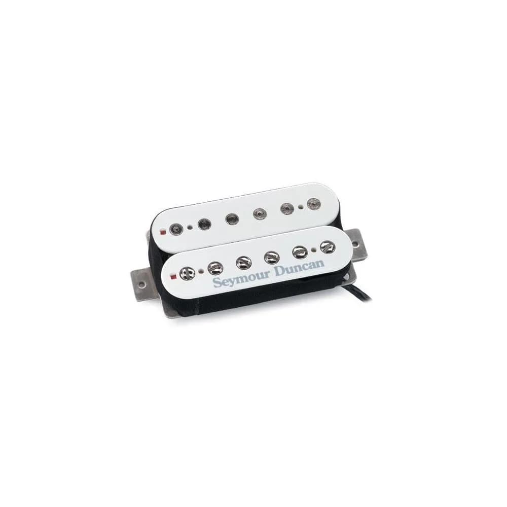 Seymour Duncan Duncan Distortion SH-6N-W Neck Humbucker Pickup White | High-Output Ceramic Magnet for Rock & Metal — White, 4c Shielded