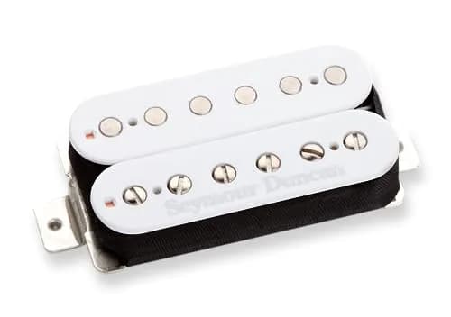 Seymour Duncan Duncan Distortion SH-6B-W Bridge Pickup White | High-Output Passive Humbucker for Rock & Metal — white