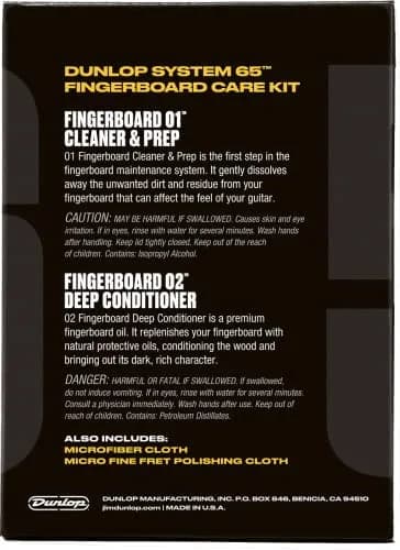 Jim Dunlop System 65 Guitar Fingerboard Kit | Complete Care & Maintenance for Guitar & Bass thumbnail 3