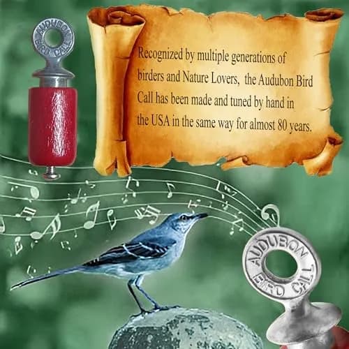 Audubon Red Bird Call | Hand-Tuned Birchwood & Zinc Metal thumbnail 6