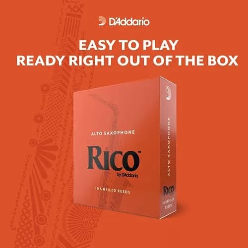 Rico Organic Soprano Saxophone Reeds, Strength 3.0, Pack of 10 | USDA Certified Organic thumbnail 4