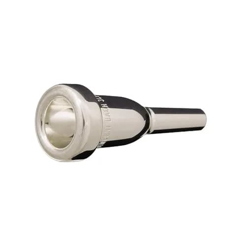 Vincent Bach Cornet Mouthpiece Size 1B | Silver-Plated, Medium Cup, 17mm Diameter thumbnail 1