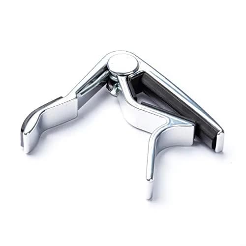 Jim Dunlop Trigger Capo Acoustic Flat - Nickel | Quick Key Change for 6 & 12 String Guitars thumbnail 6