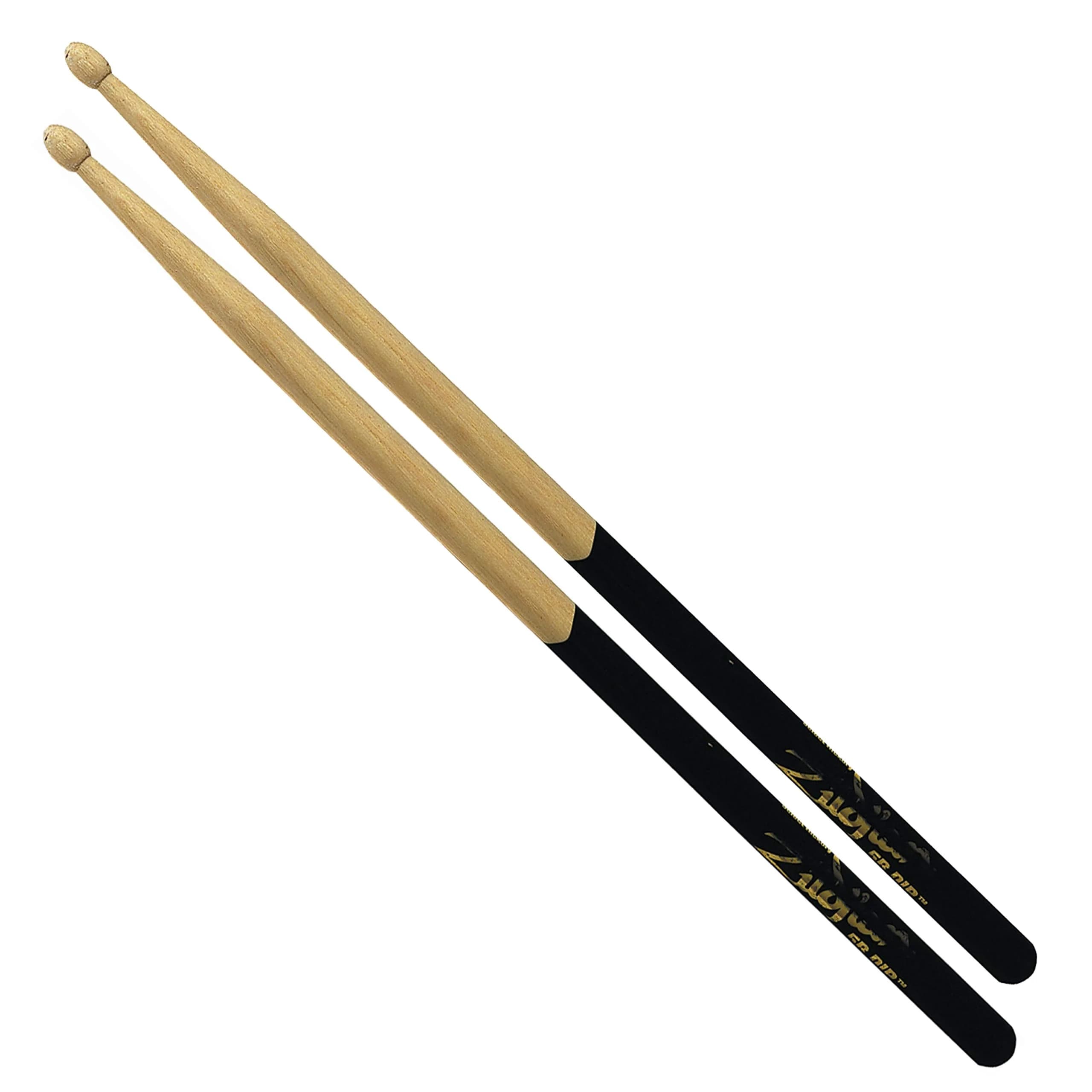 Zildjian 7A Nylon Tip Drumsticks | Light, Versatile, Tacky DIP Grip — 7AWD