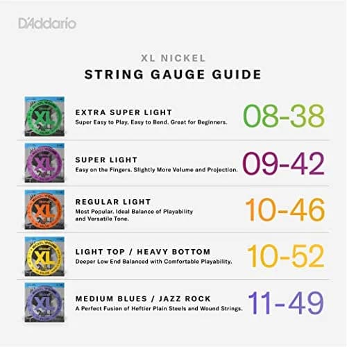 D'Addario XL Nickel EXL120-7 Electric Guitar Strings, 7-String 09-54 | Bright Tone, Perfect Intonation thumbnail 4