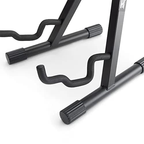 On-Stage GS7462B Professional A-Frame Guitar Stand | Holds Electric, Acoustic, Bass Guitars, Amps, Mixers thumbnail 5