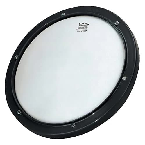 Remo 8" Gray Tunable Practice Pad with Ambassador Coated Drumhead | Muffled Sound Response thumbnail 1