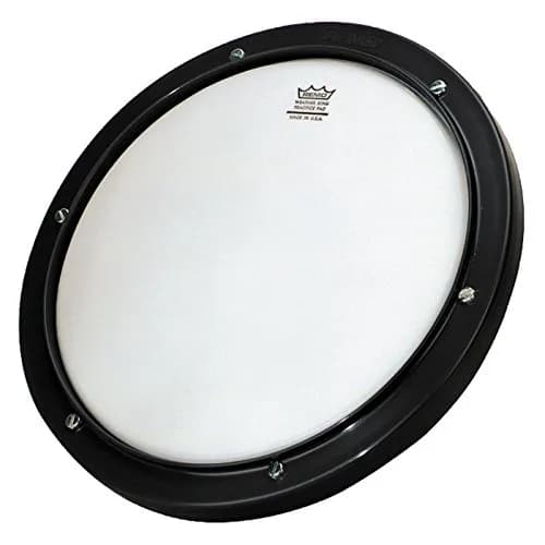 Remo 8" Gray Tunable Practice Pad with Ambassador Coated Drumhead | Muffled Sound Response thumbnail 2