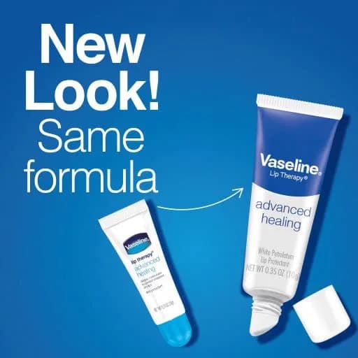 Vaseline Lip Therapy Advanced Healing Lip Balm Tube 9.9g (0.35 oz) | Soothes Dry, Cracked Lips - view 7