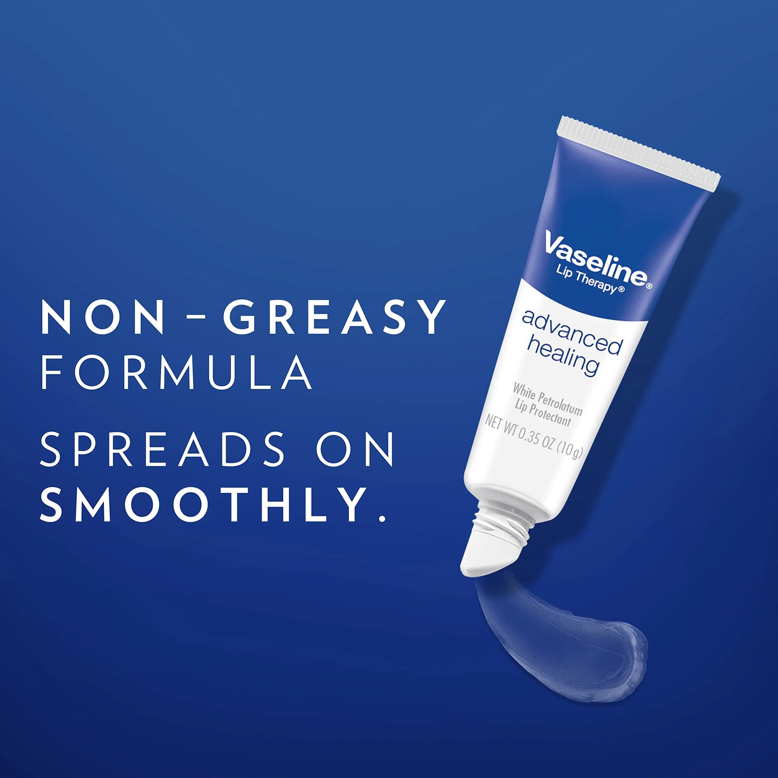 Vaseline Lip Therapy Advanced Healing Lip Balm Tube 9.9g (0.35 oz) | Soothes Dry, Cracked Lips - view 3