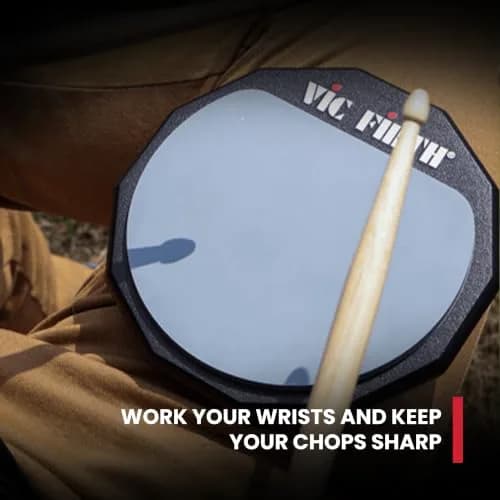 Vic Firth PAD6D 6" Double-Sided Practice Pad | Realistic Drumhead Feel & Quick Rebound thumbnail 4