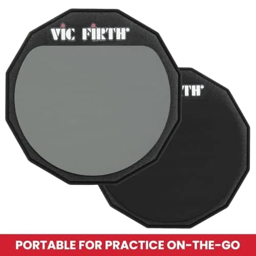 Vic Firth PAD6D 6" Double-Sided Practice Pad | Realistic Drumhead Feel & Quick Rebound thumbnail 5