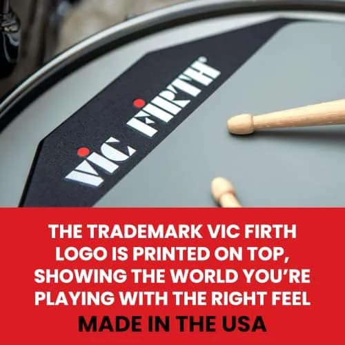 Vic Firth PAD6D 6" Double-Sided Practice Pad | Realistic Drumhead Feel & Quick Rebound thumbnail 7