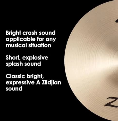 Zildjian 8" A Series Splash Cymbal | Bright, Short, Expressive Effect thumbnail 4