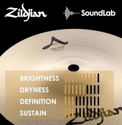 Zildjian 8" A Series Splash Cymbal | Bright, Short, Expressive Effect thumbnail 5