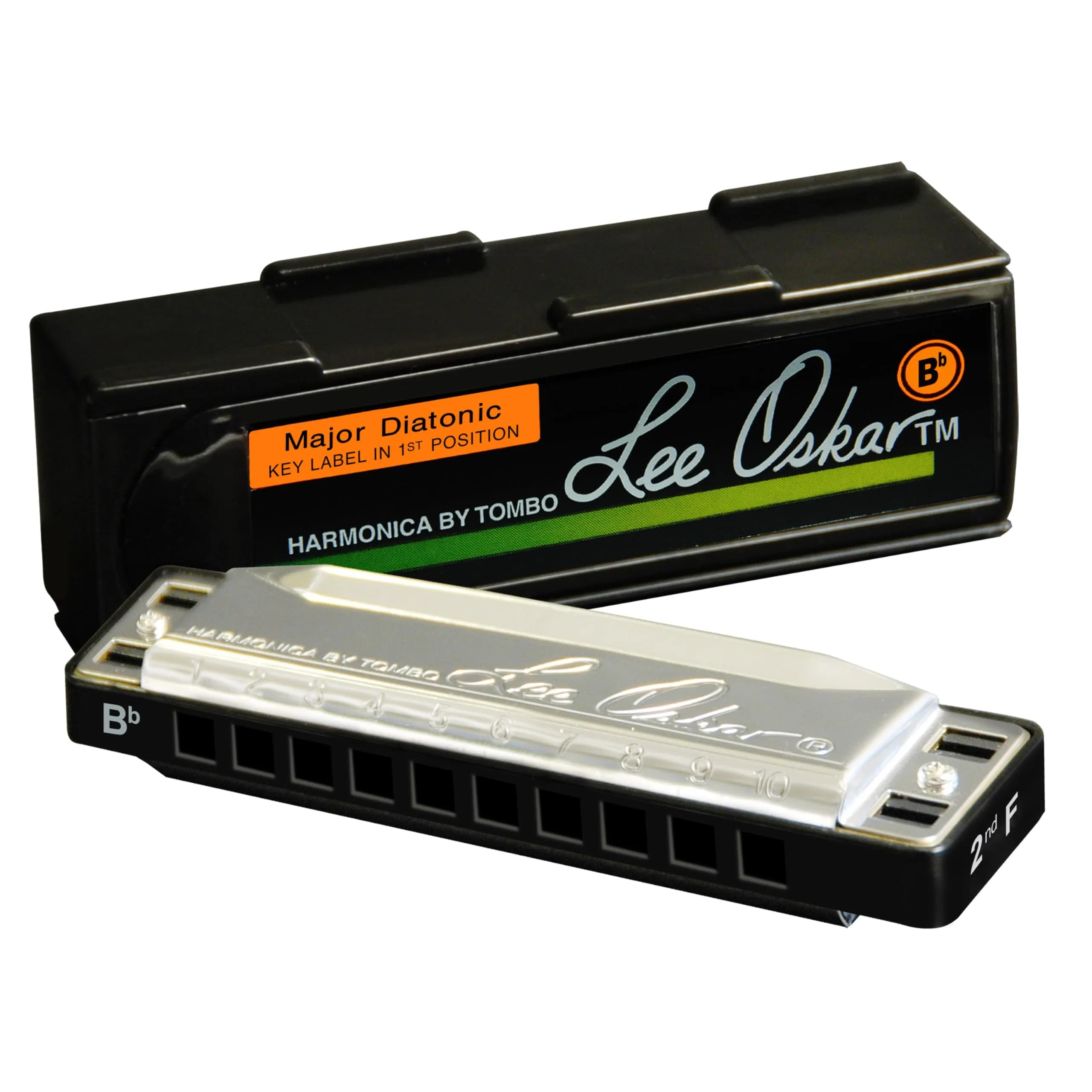 Lee Oskar Major Diatonic Harmonica in B Flat | Handcrafted Japanese Brass & Steel