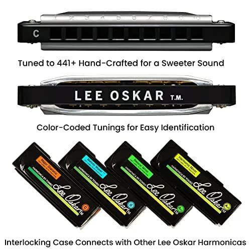 Lee Oskar Major Diatonic Harmonica in B Flat | Handcrafted Japanese Brass & Steel thumbnail 5