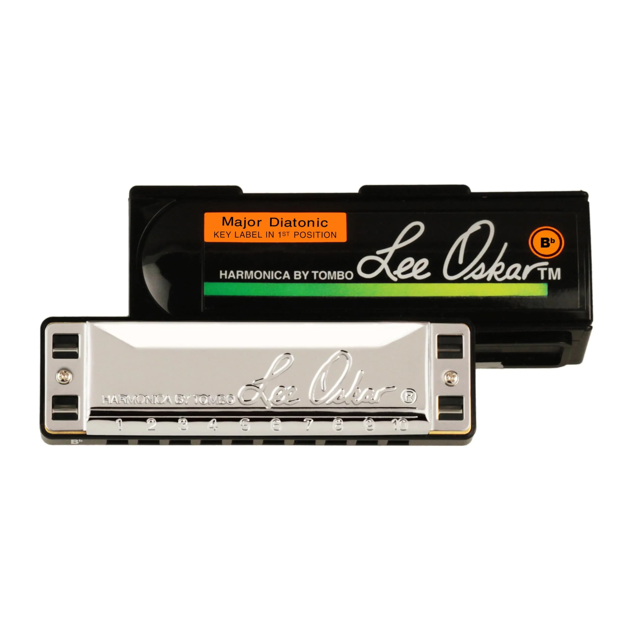 Lee Oskar Major Diatonic Harmonica in B Flat | Handcrafted Japanese Brass & Steel - view 2