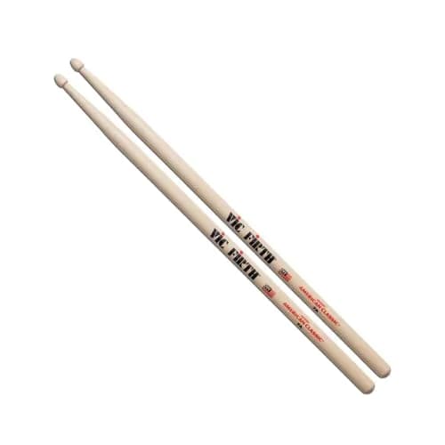 Vic Firth American Classic 7A Drumsticks | Hickory Wood, Nylon Tip Pair (39.37 cm / 15.5 in) thumbnail 1