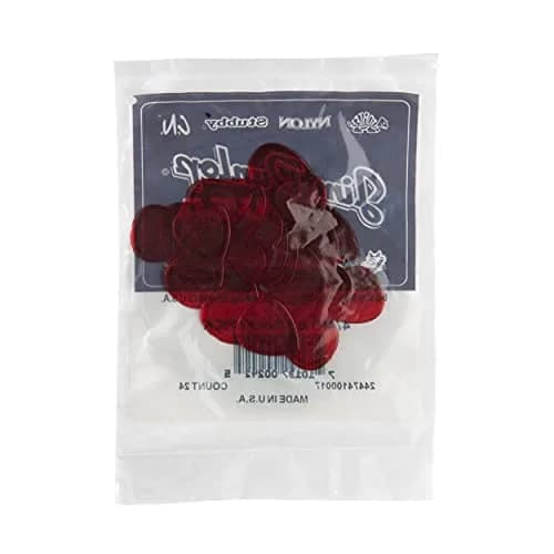 Jim Dunlop Stubby® Red 1.0mm Guitar Picks 24-Pack | Positive Attack for Fast Licks thumbnail 5