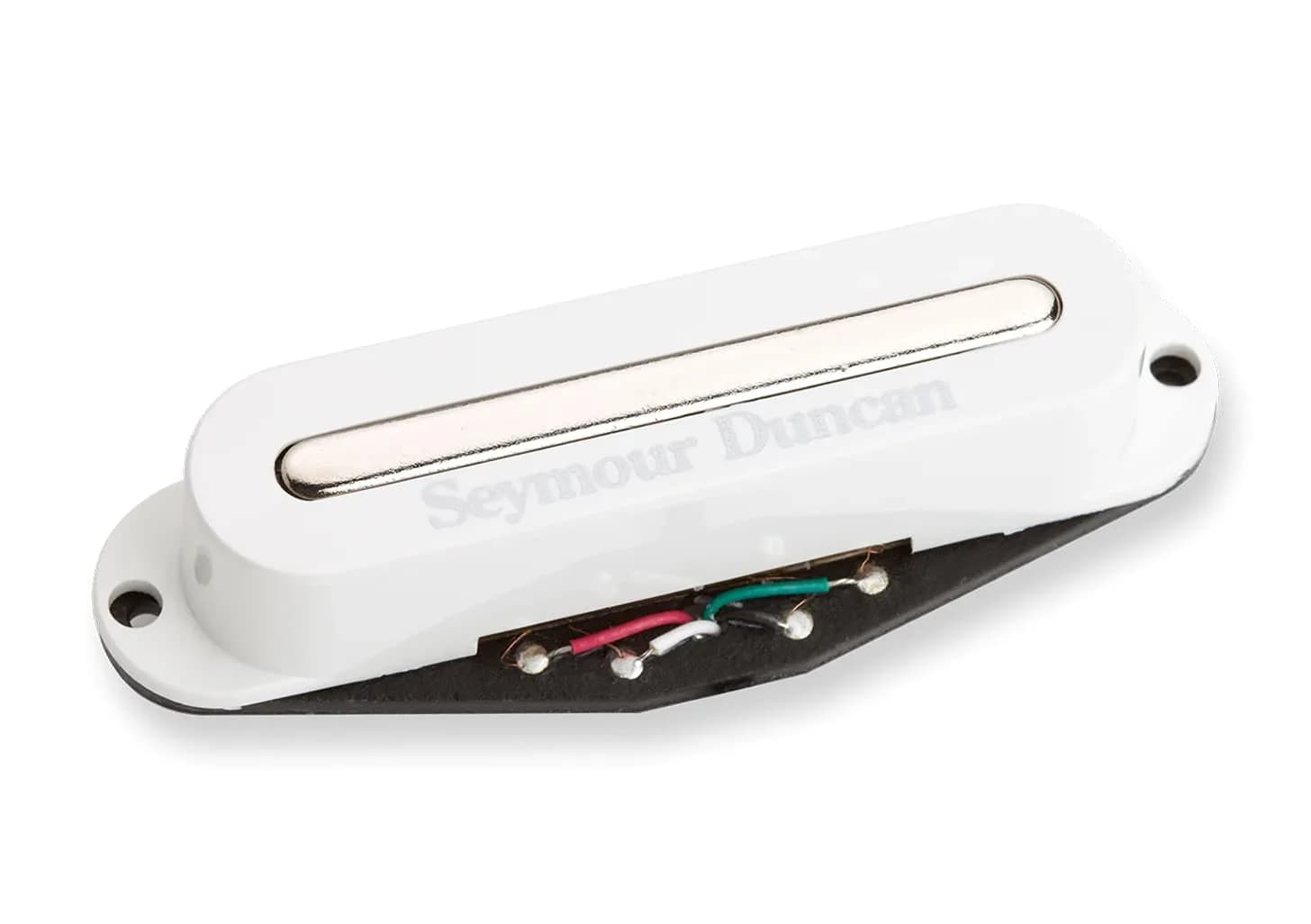 Seymour Duncan Hot Stack Strat - Neck/Middle -White -Electric Guitar Pickup | Vintage Hot Tone with Noise-Free Design - main product image