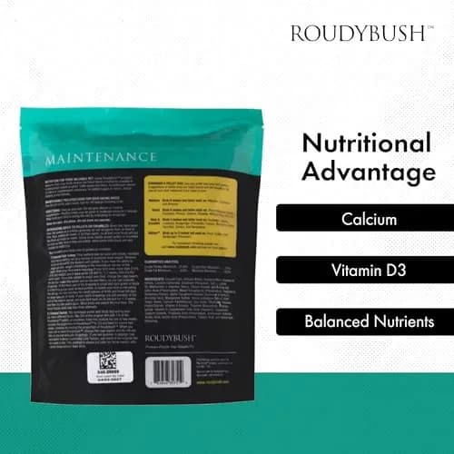 RoudyBush Daily Maintenance Bird Food Medium Pellets 1.27 kg (2.8 lb) | Scientifically Formulated for All Life Stages thumbnail 5