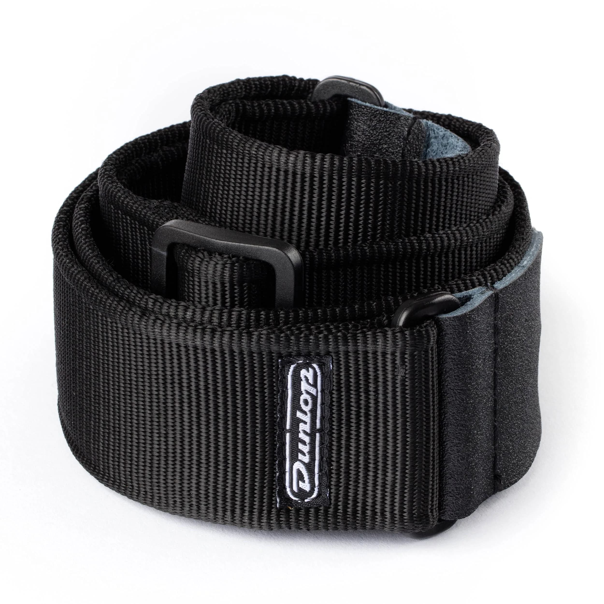 Jim Dunlop Classic Black Strap 2" Wide (38" Length) | Patented Comfort Edge Webbing - main product image