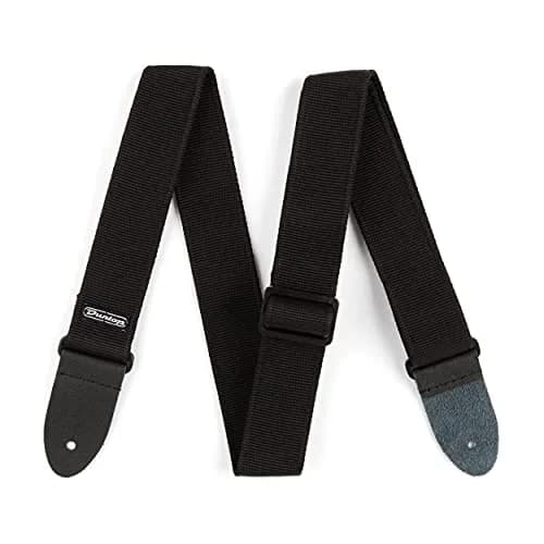 Jim Dunlop Classic Black Strap 2" Wide (38" Length) | Patented Comfort Edge Webbing thumbnail 2