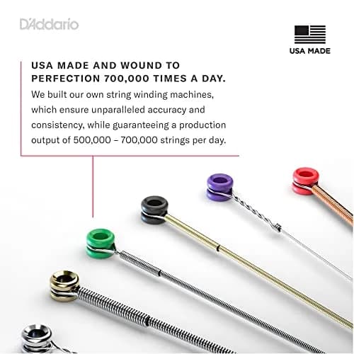 D'Addario XL Nickel Bass Guitar Strings 50-135, 5-String Set | Bright Tone, Consistent Feel, Reliable Tuning thumbnail 5