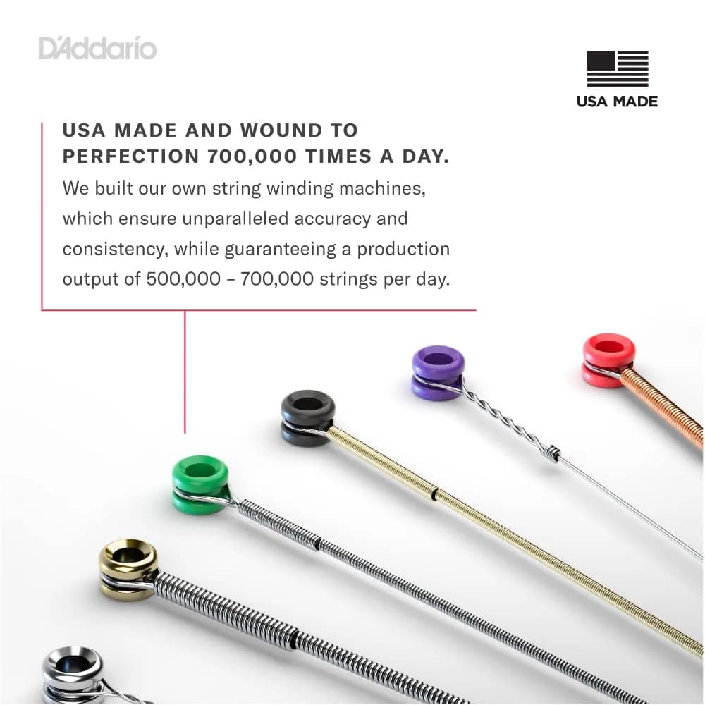 D'Addario XL Nickel Bass Guitar Strings 50-135, 5-String Set | Bright Tone, Consistent Feel, Reliable Tuning - view 5