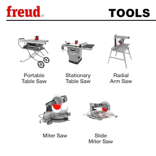 Freud LU74R014 14-Inch 108-Tooth Thin Kerf Cut-Off Saw Blade with 1-Inch Arbor | Precision Cut-Off Blade thumbnail 3