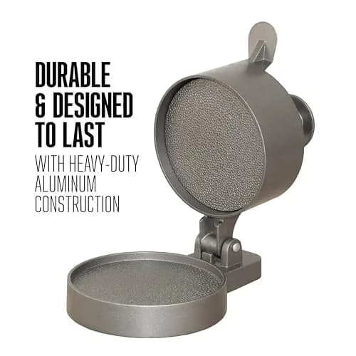 Weston Burger Press Makes 4 ½" Diameter Patties | Heavy-Duty Cast Aluminum Nonstick thumbnail 4