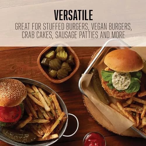 Weston Burger Press Makes 4 ½" Diameter Patties | Heavy-Duty Cast Aluminum Nonstick thumbnail 2