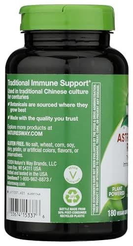 Nature's Way Astragalus Root 180 Capsules | Traditional Immune Support* Vegan, Non-GMO thumbnail 4