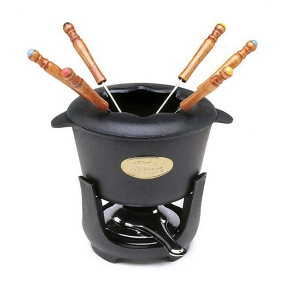 Norpro Cast Iron Fondue 1 EA | Durable 6-Cup Pot for Home & Kitchen Use
