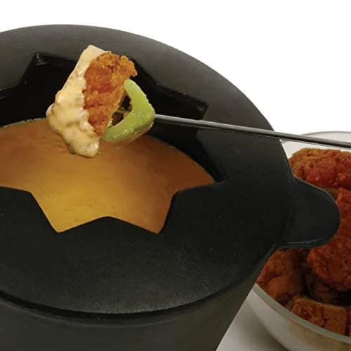 Norpro Cast Iron Fondue 1 EA | Durable 6-Cup Pot for Home & Kitchen Use thumbnail 2