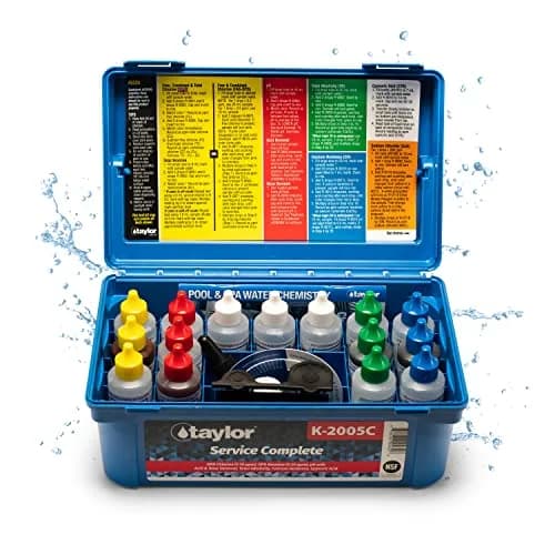 Taylor K-2005C Complete Pool & Spa Test Kit - High Range 2 oz Reagents | Accurate Water Testing thumbnail 1