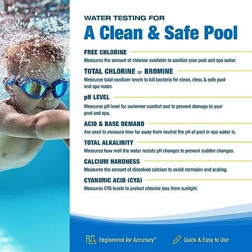 Taylor K-2005C Complete Pool & Spa Test Kit - High Range 2 oz Reagents | Accurate Water Testing thumbnail 2