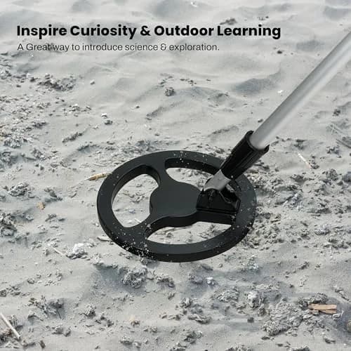 Bounty Hunter Gold Digger Kids Metal Detector | 7-inch Waterproof Coil, Lightweight Beginner Treasure Hunter thumbnail 7