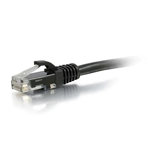 C2G Cat6 Ethernet Cable, Snagless UTP Patch Cable, Black 3.05m (10 Foot) | High Speed Networking thumbnail 2