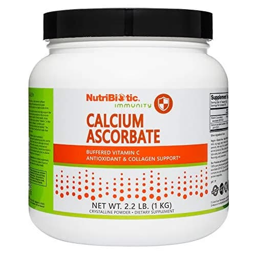 NutriBiotic Calcium Ascorbate Vitamin C Powder | Buffered Antioxidant & Collagen Support (2.2 lb) thumbnail 1
