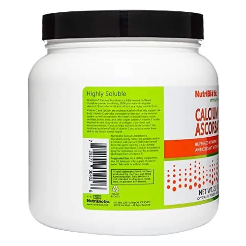 NutriBiotic Calcium Ascorbate Vitamin C Powder | Buffered Antioxidant & Collagen Support (2.2 lb) thumbnail 2