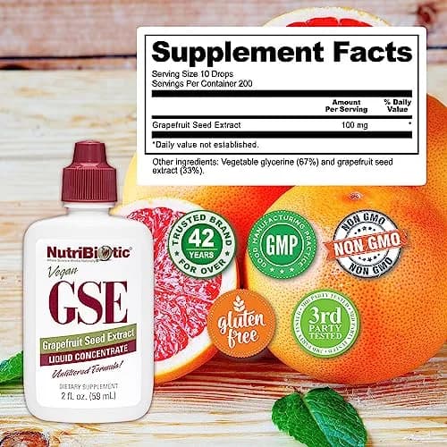 NutriBiotic Grapefruit Seed Extract Liquid 60ml (2 Fl Oz) | Potent Immune Support with Bioflavonoids thumbnail 5