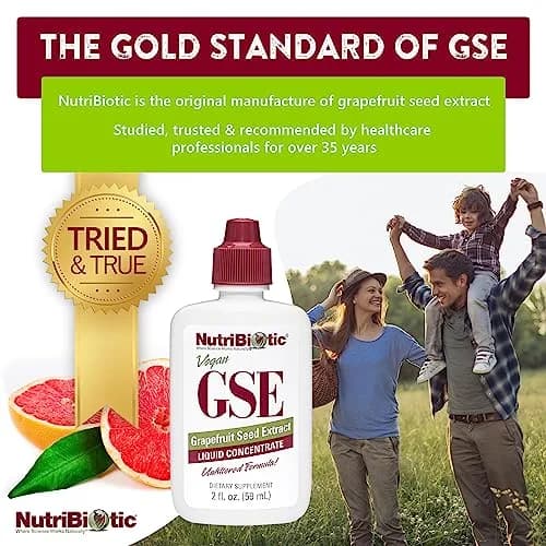 NutriBiotic Grapefruit Seed Extract Liquid 60ml (2 Fl Oz) | Potent Immune Support with Bioflavonoids thumbnail 3