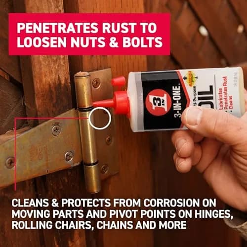 3-IN-ONE Multi-Purpose Oil 89ml (3 Fl Oz) | Lubricates, Cleans, Protects Against Rust & Corrosion thumbnail 4