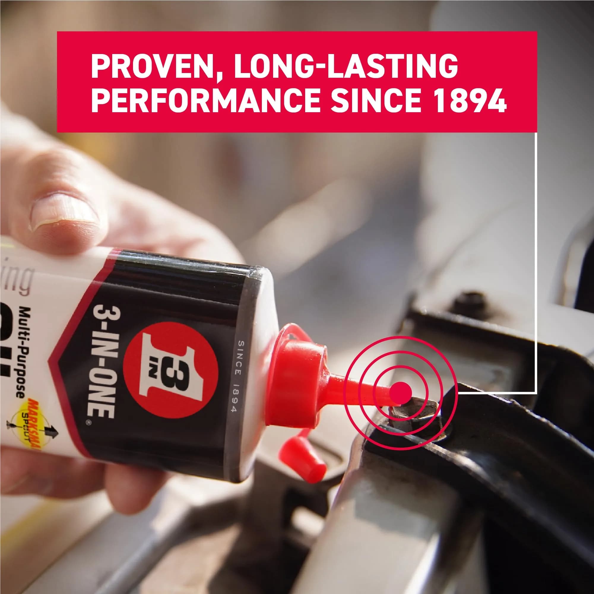 3-IN-ONE Multi-Purpose Oil 89ml (3 Fl Oz) | Lubricates, Cleans, Protects Against Rust & Corrosion - view 5