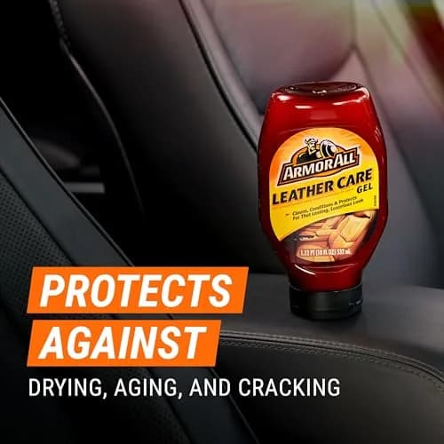 Armor All Leather Care Gel Conditioner & Protectant 532ml (18 Fl Oz) | Cleans, Conditions, Protects Automotive Leather thumbnail 7