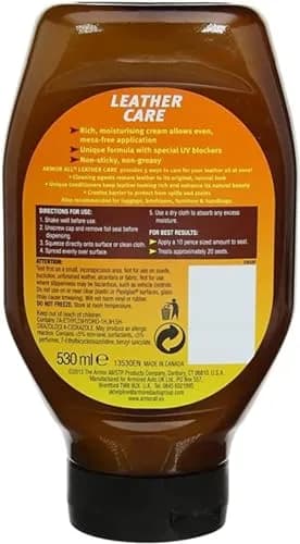 Armor All Leather Care Gel Conditioner & Protectant 532ml (18 Fl Oz) | Cleans, Conditions, Protects Automotive Leather thumbnail 9