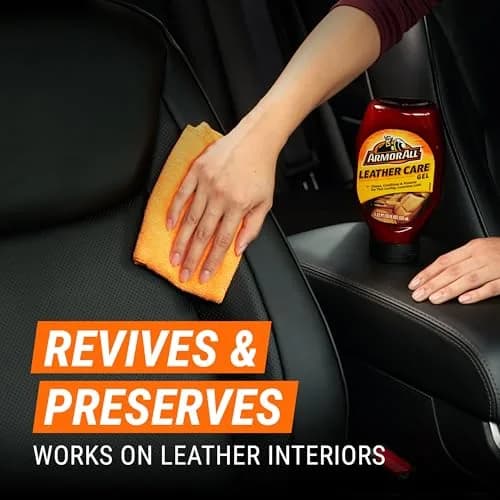 Armor All Leather Care Gel Conditioner & Protectant 532ml (18 Fl Oz) | Cleans, Conditions, Protects Automotive Leather thumbnail 3